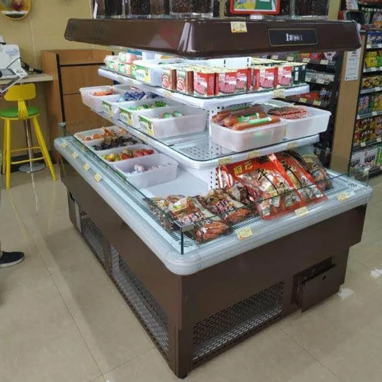 360-degree-view-mini-island-refrigerated-merchandiser