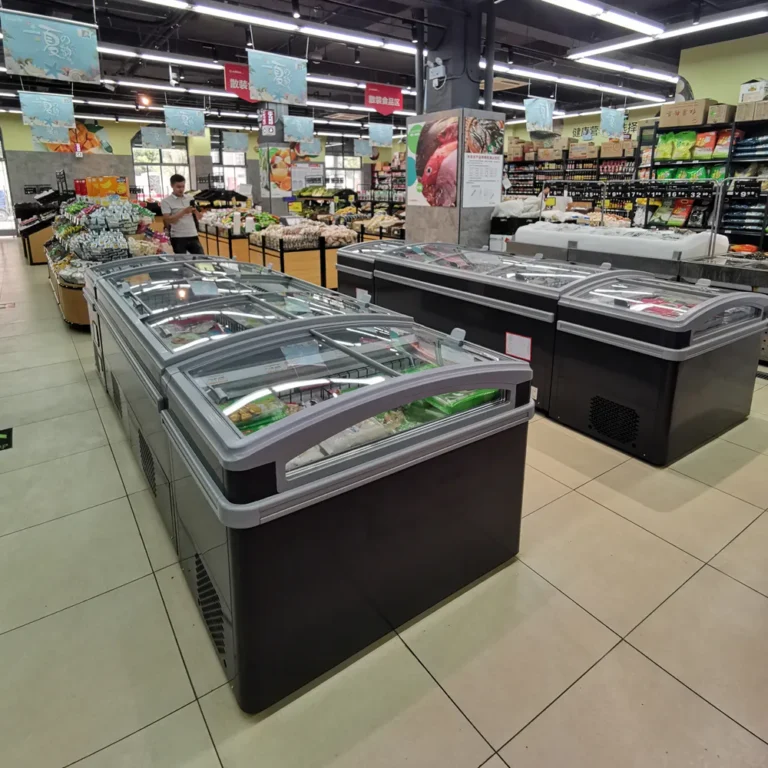 double-sided-sliding-glass-door-combined-island-freezer
