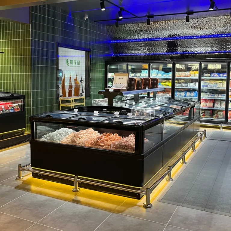 high-capacity-frozen-food-remote-island-freezer