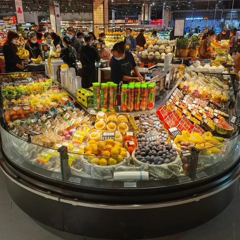 high-capacity-remote-straight-glass-meat-display-unit