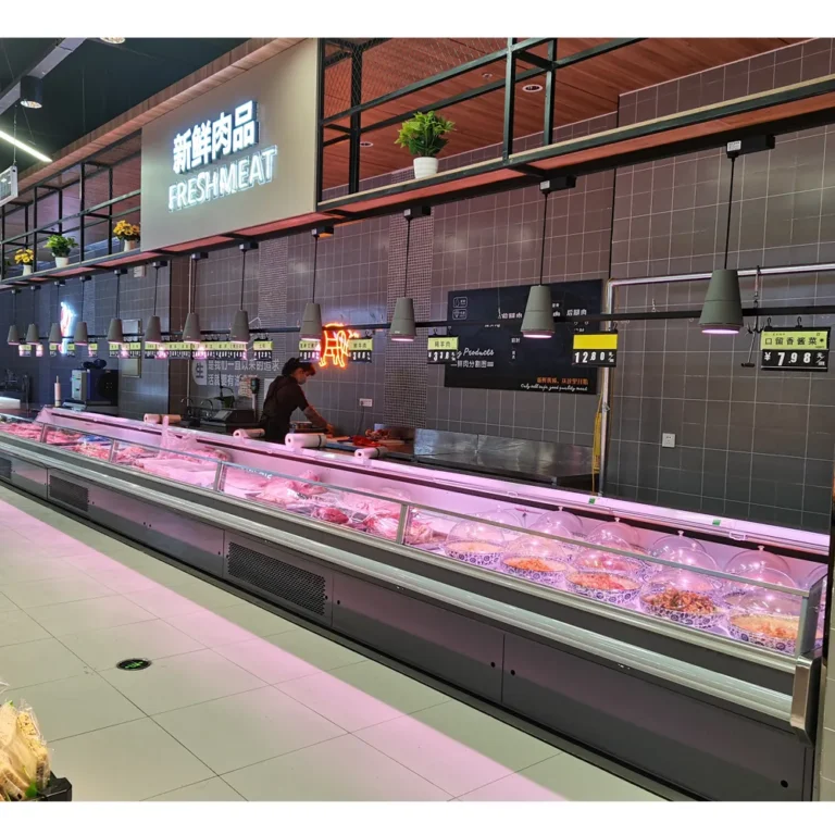 horizontal-fresh-pork-open-top-display-fridge