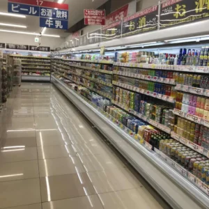 Japanese-style remote open-front multideck chiller with ultra-slim architectural frames and precision 0 to 5°C industrial-grade air-curtain technology - XCCold Series