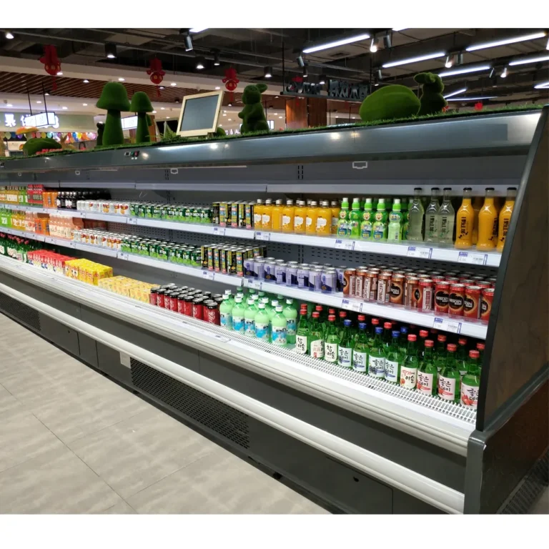 low-profile-plug-in-open-display-case-for-supermarket