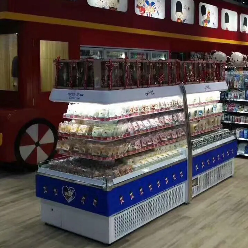 Plug-in mini circular island chiller display with 360-degree panoramic "Orbit-Glass" surround, self-contained R290 refrigeration, and precision 0 to 5°C radial air-curtain - XCCold Series