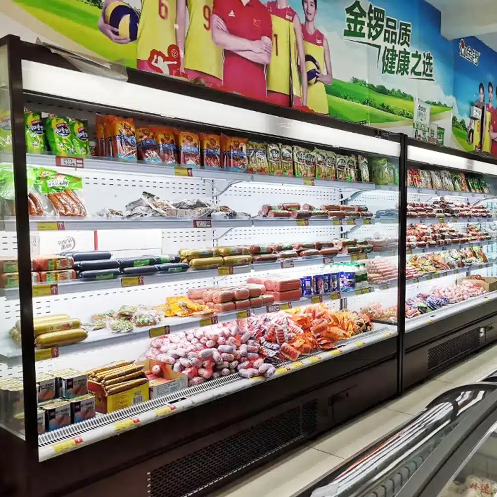 self-contained-open-front-multi-deck-cooler-bottom-mount