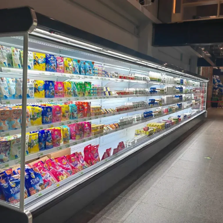 slim-frame-japanese-remote-open-chiller-LED-lighting